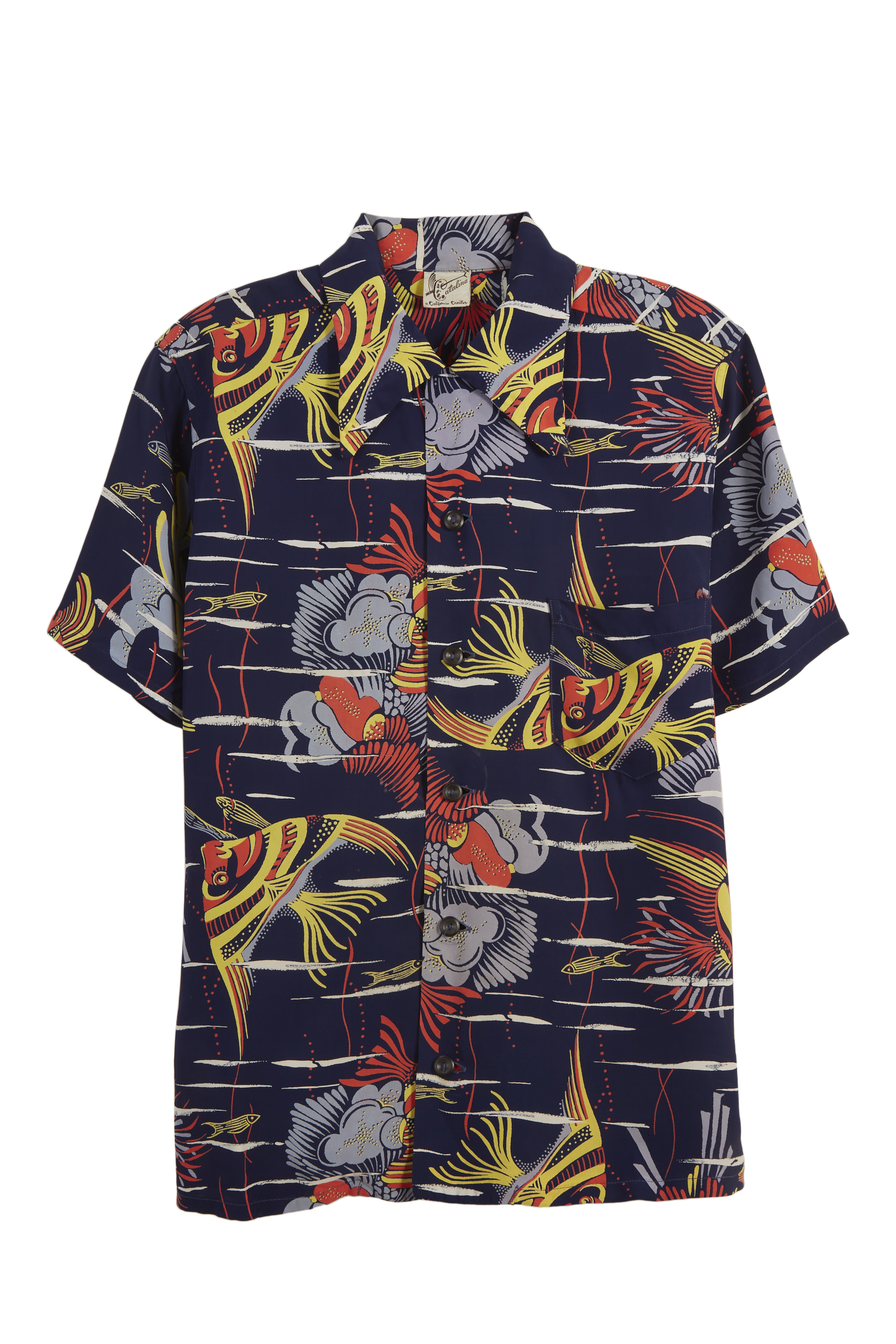Fish & Floral Catalina Hawaiian Shirt