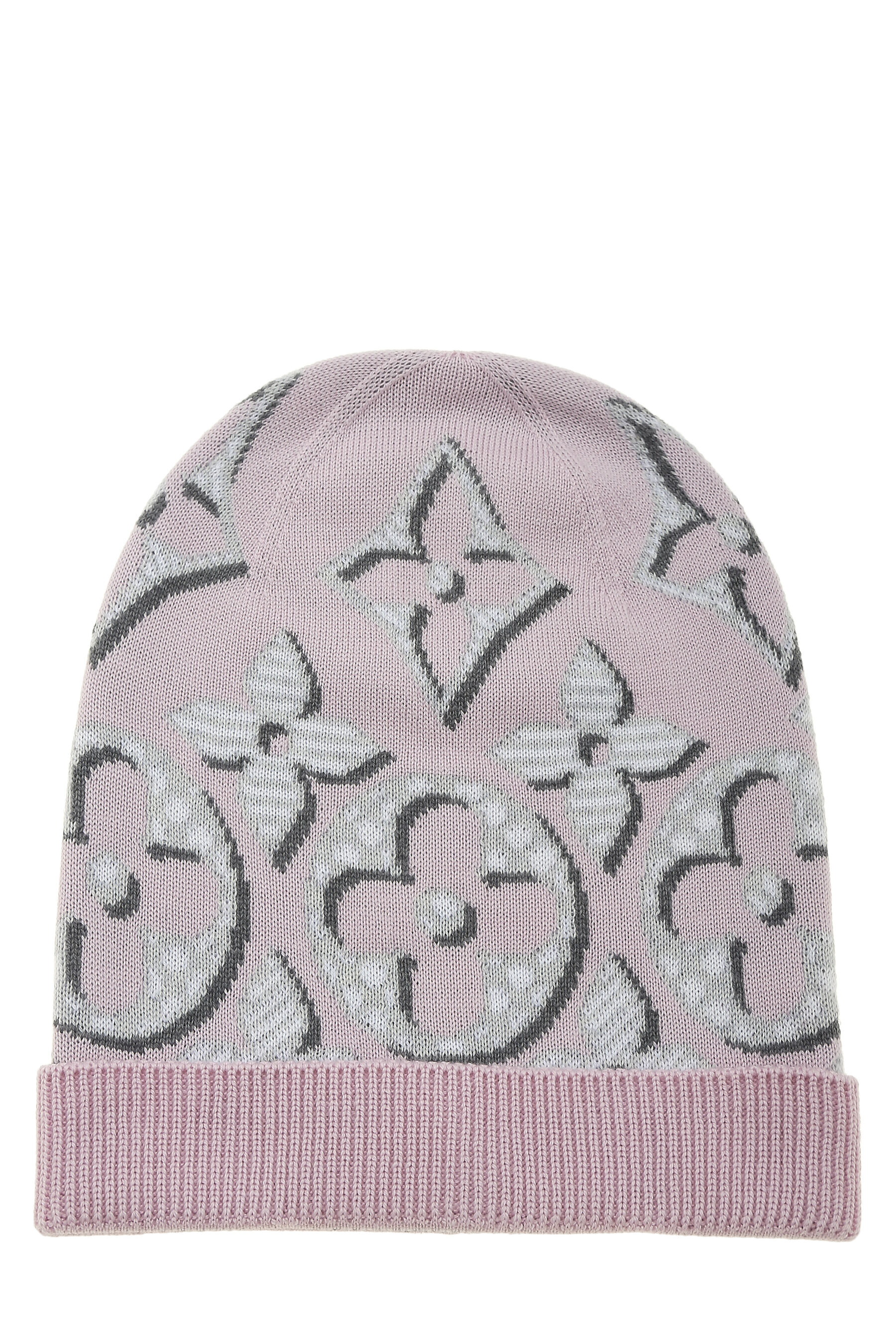 Wool beanie Louis Vuitton Pink size M International in Wool - 30462154