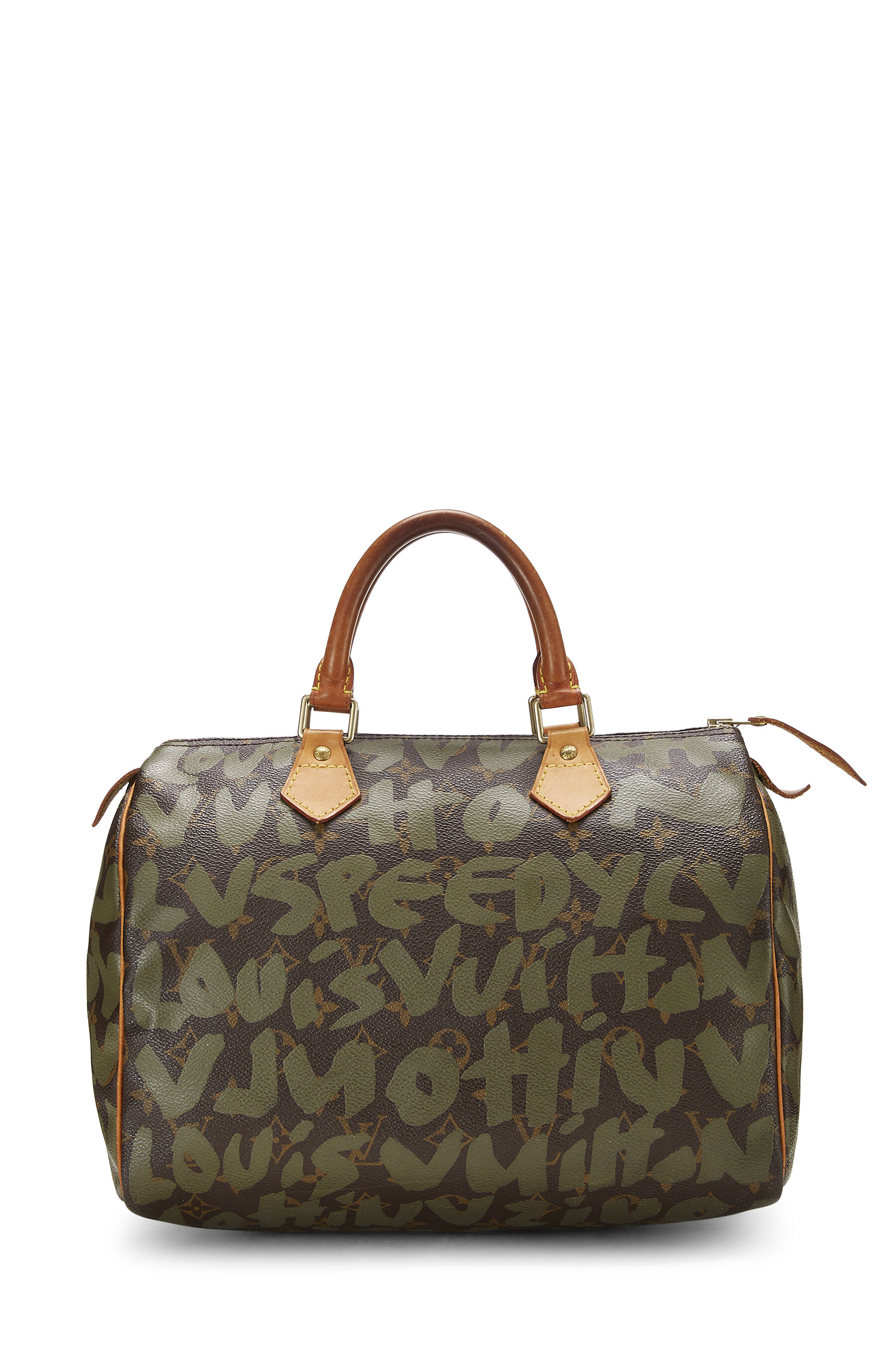 Louis Vuitton Grey, Pattern Print x Stephen Sprouse Graffiti Speedy 30