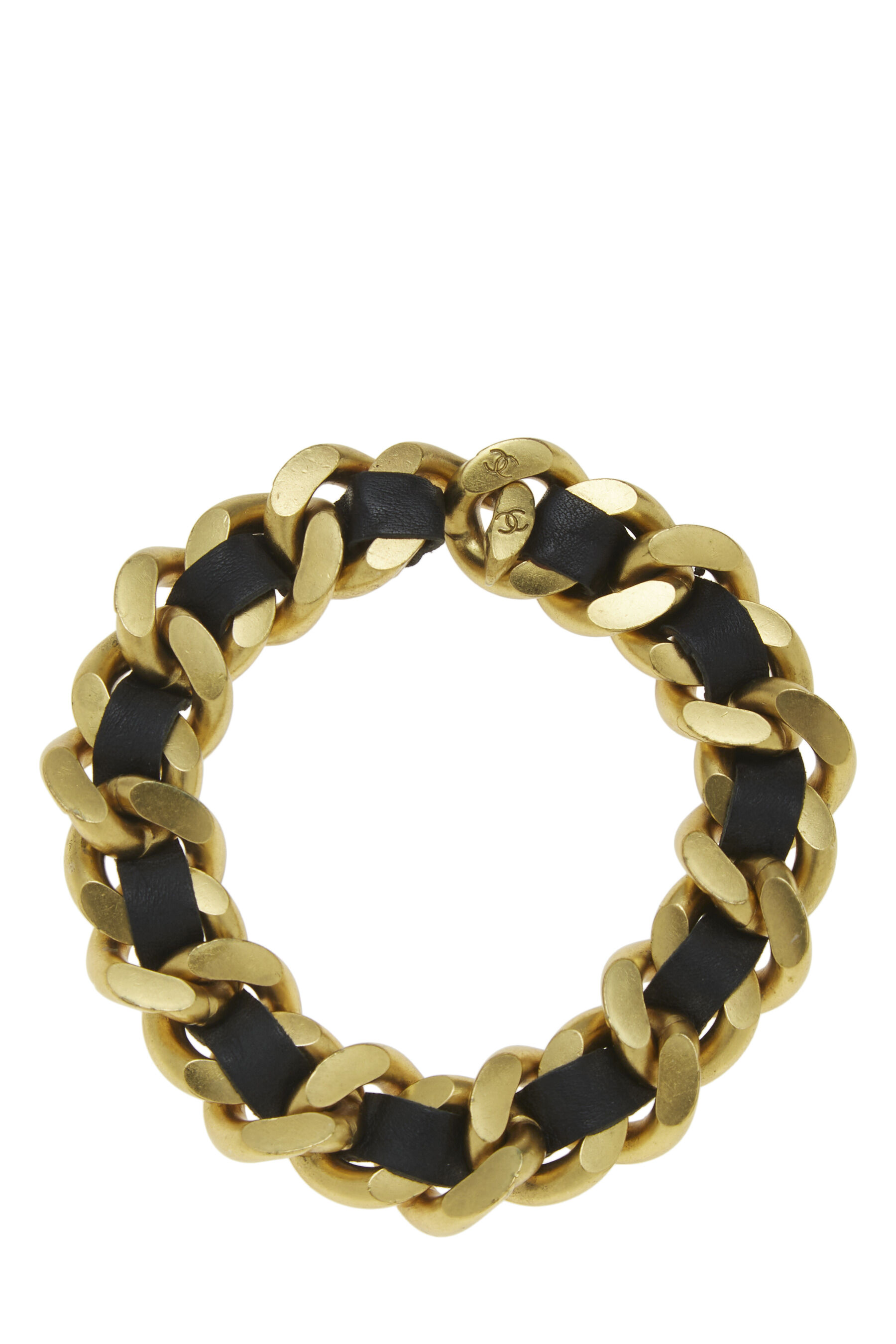 CHANEL Leather Gold Fashion Bracelets for sale