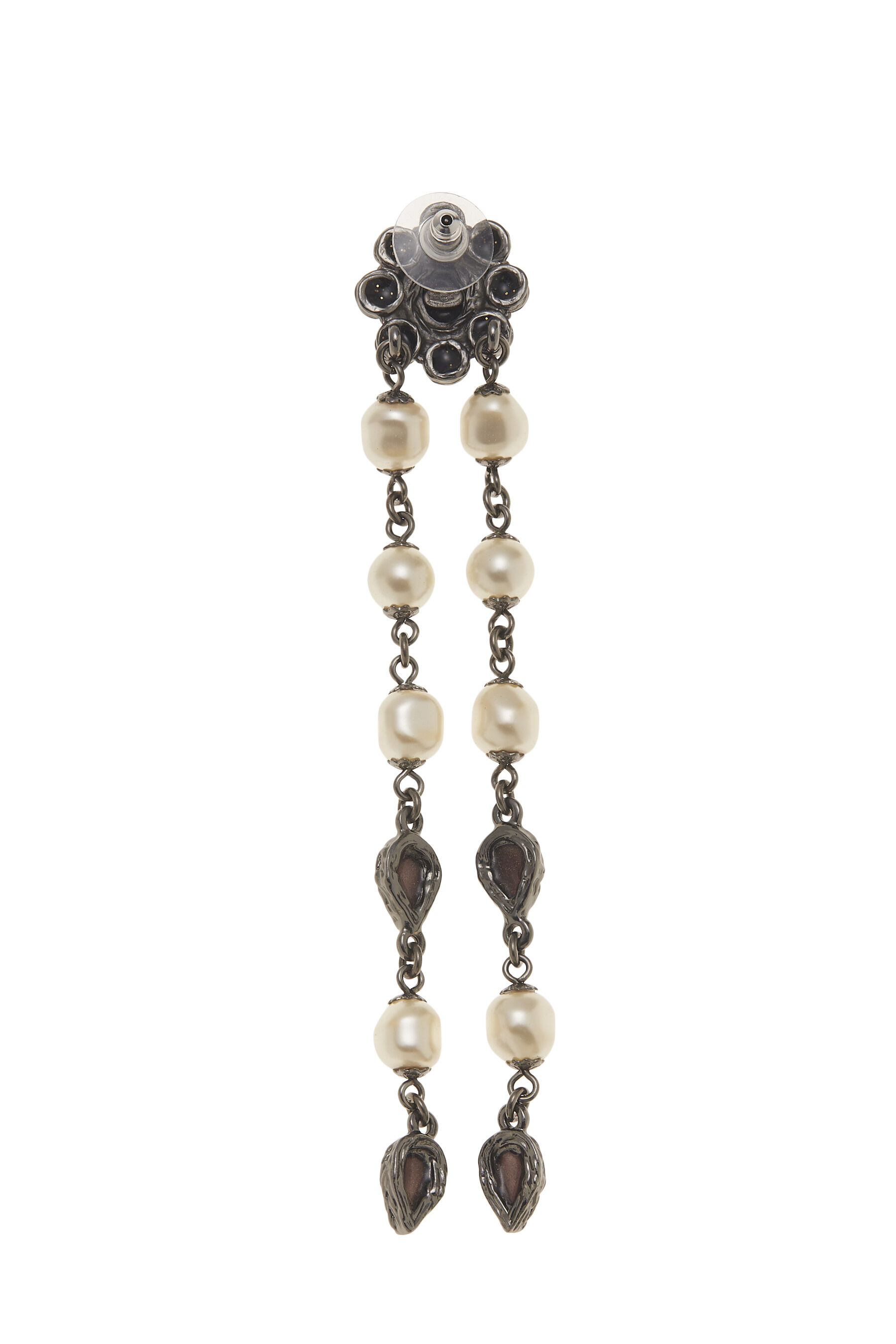 Chanel Gripoix and glass drop Byzantine Earrings (SOLD) - Daisy Lain