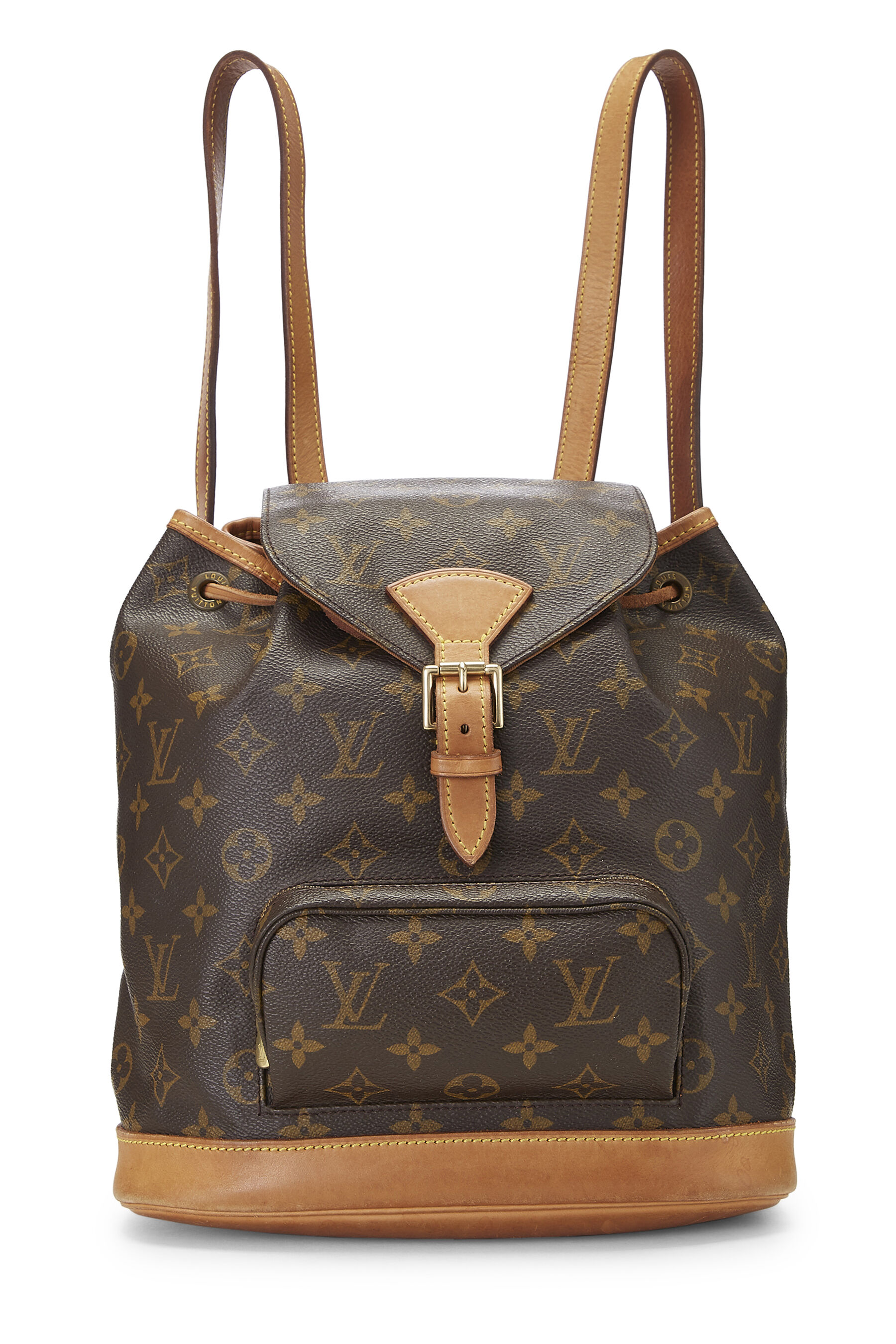 Louis Vuitton Montsouris Backpack MM (Authentic Pre-Owned) Leather Handbags