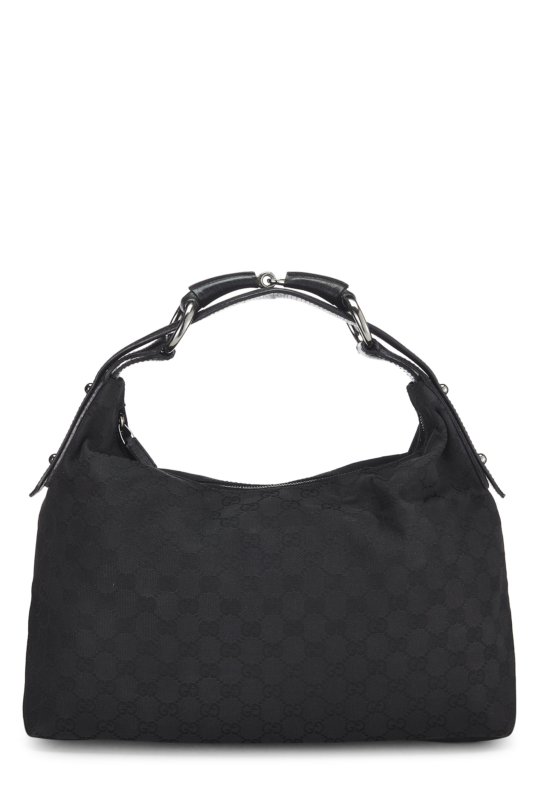 Gucci Large Horsebit Hobo - Black Hobos, Handbags - GUC1367389