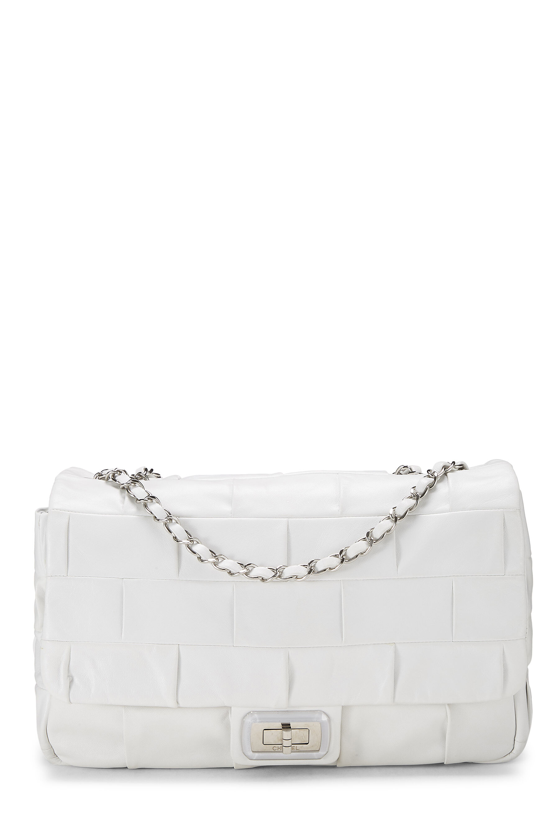 chanel white handbag new