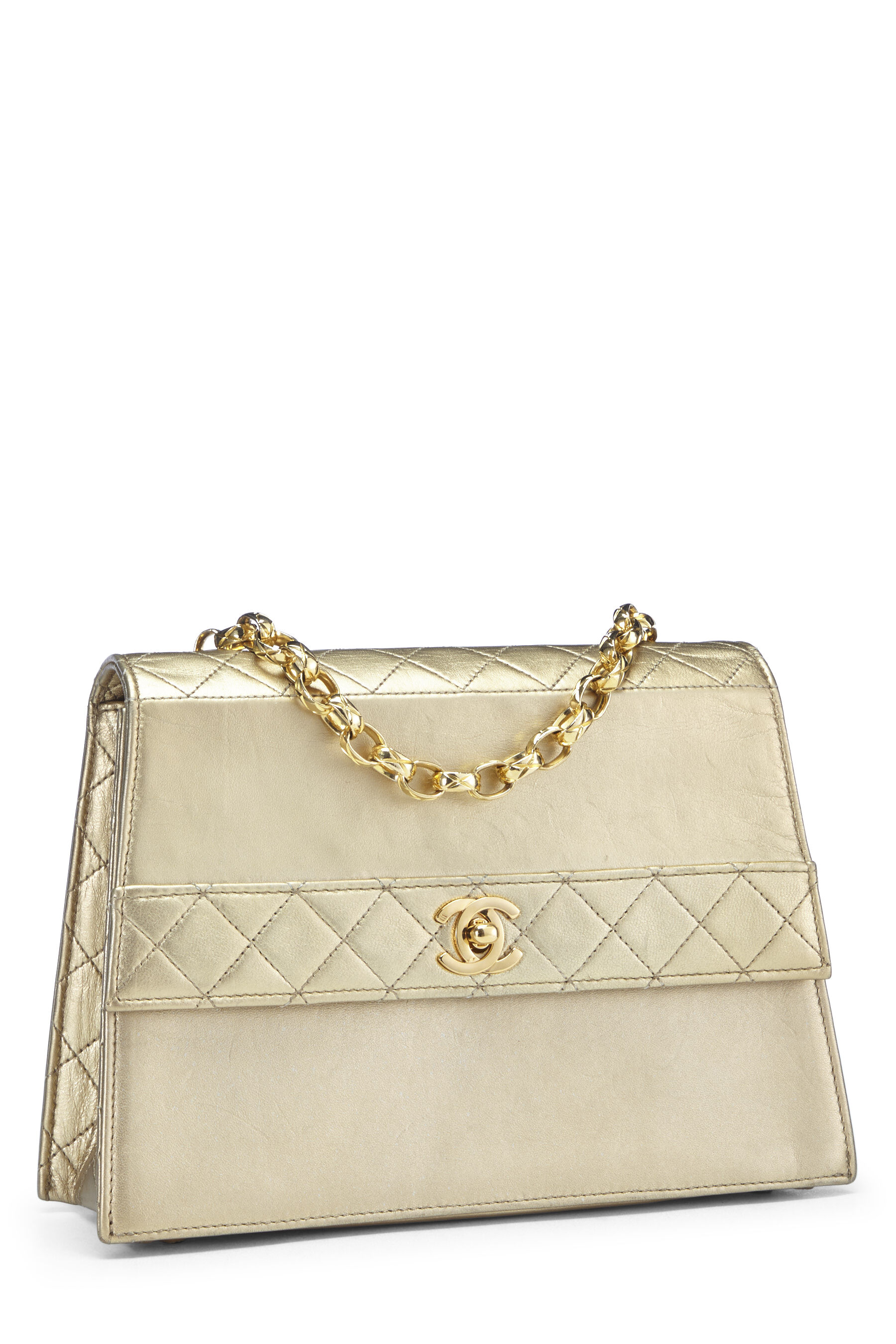 Chanel White Lambskin Trapezoid Bag Q6B0Q11IWB001