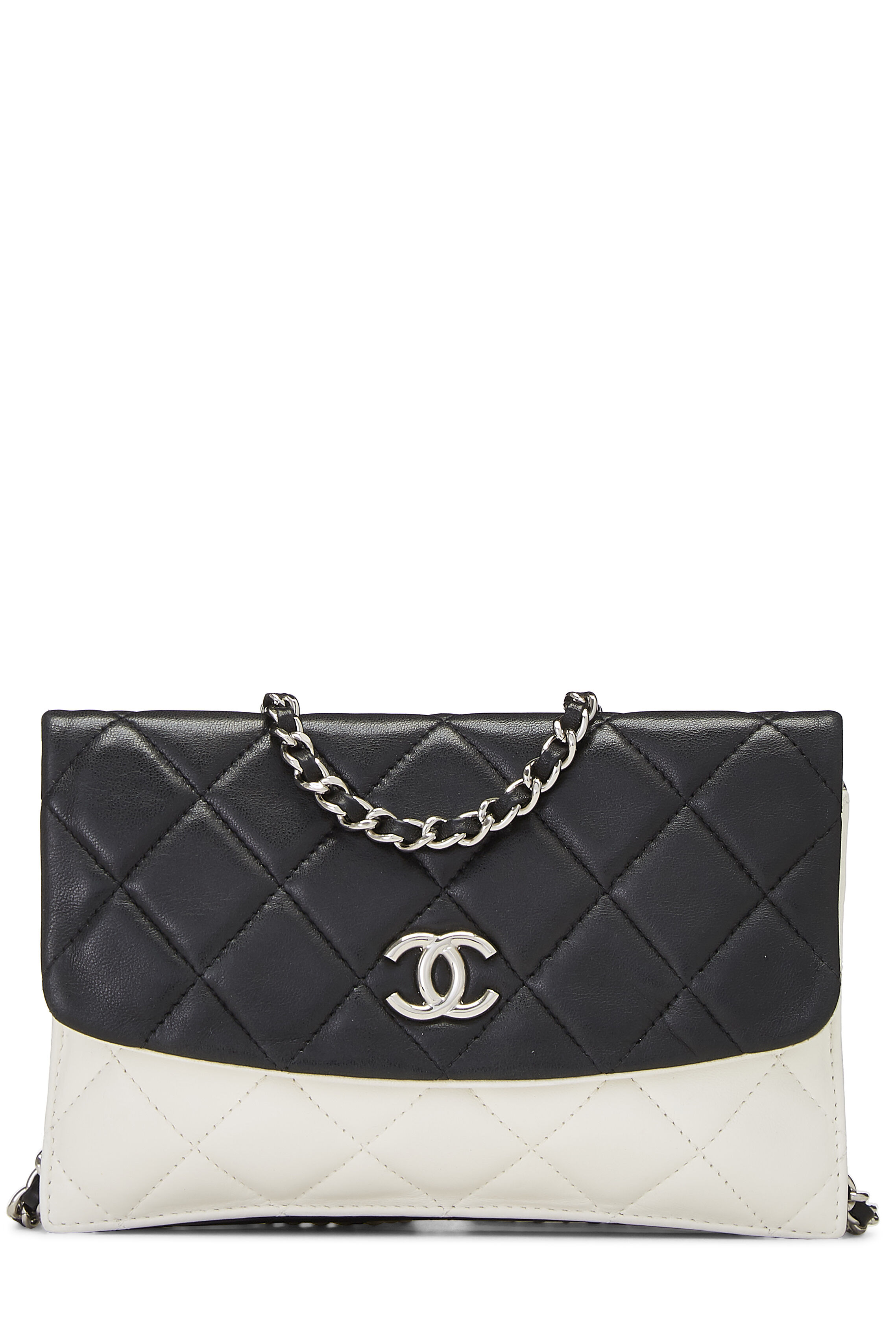 Chanel Black \u0026 White Quilted Lambskin 