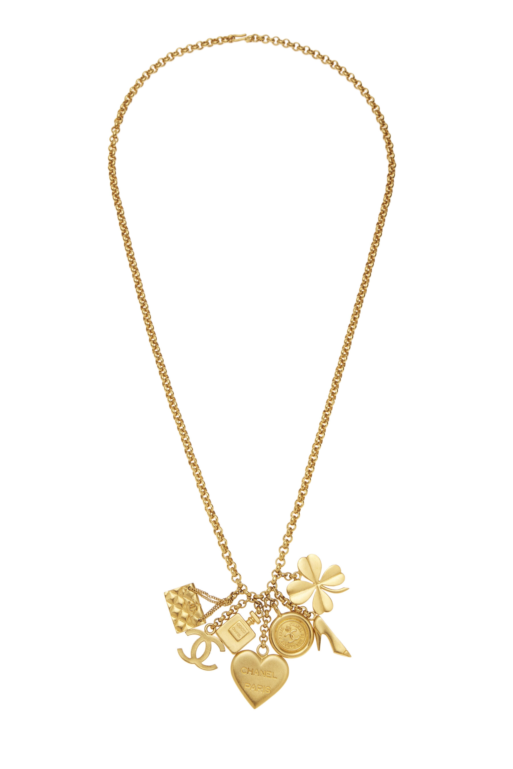 Chanel - Gold Icon Charm Necklace