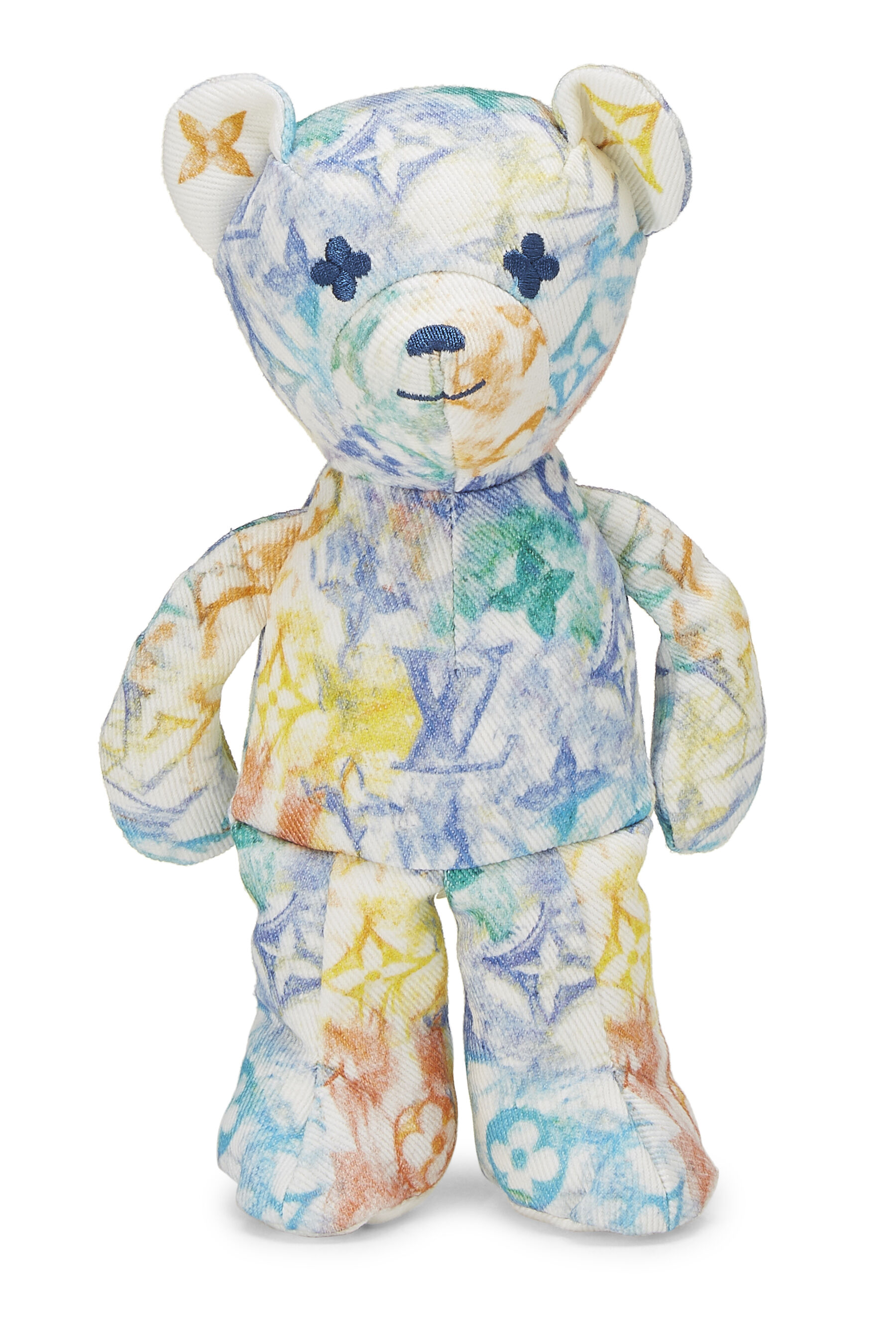 Louis Vuitton Virgil Abloh Unicef Pastels Watercolor Doudou Teddy Bear –  Bagriculture