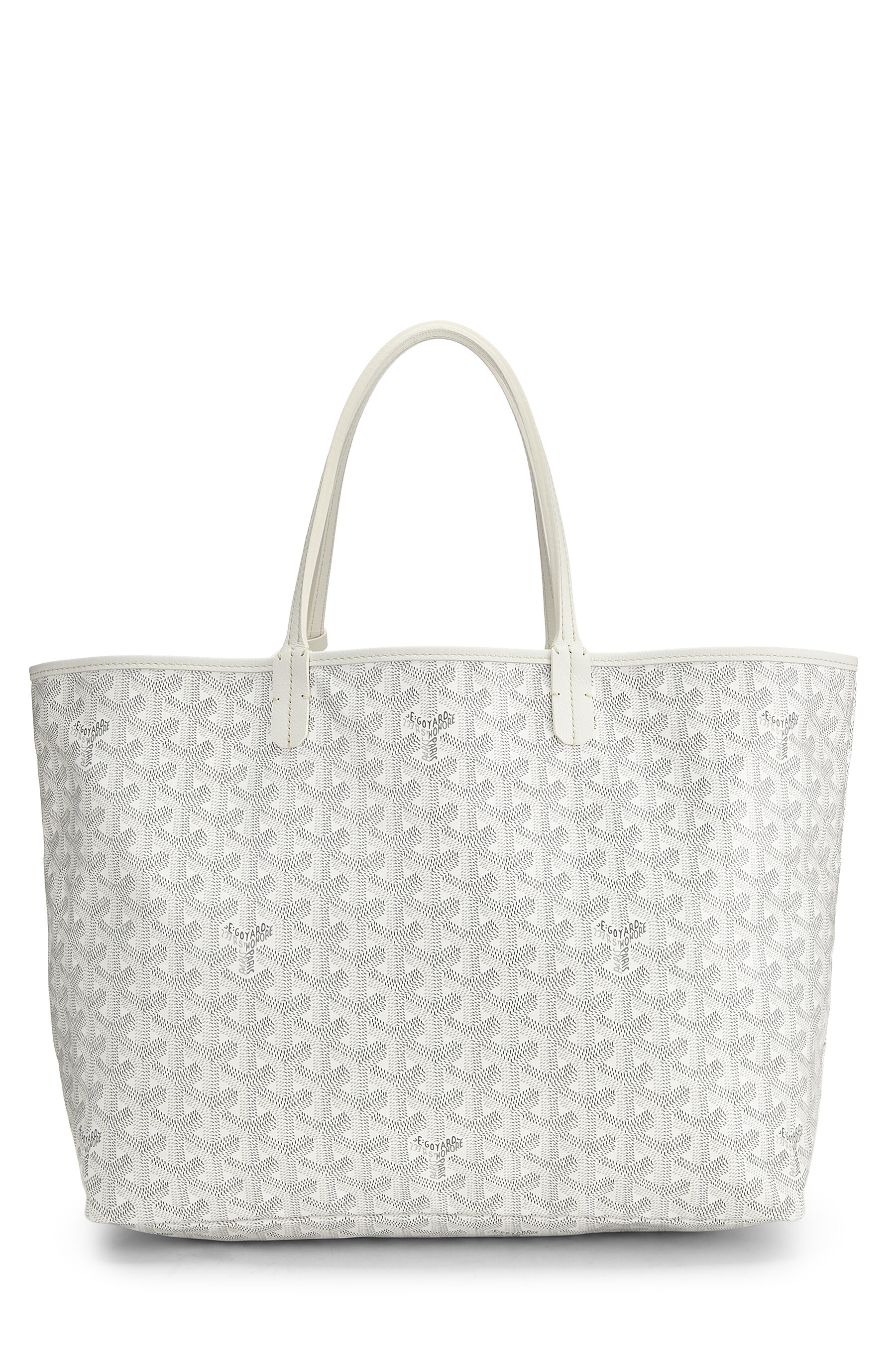 White Goyardine Canvas Saint-Louis PM QEB05U0LWF061 | WGACA 