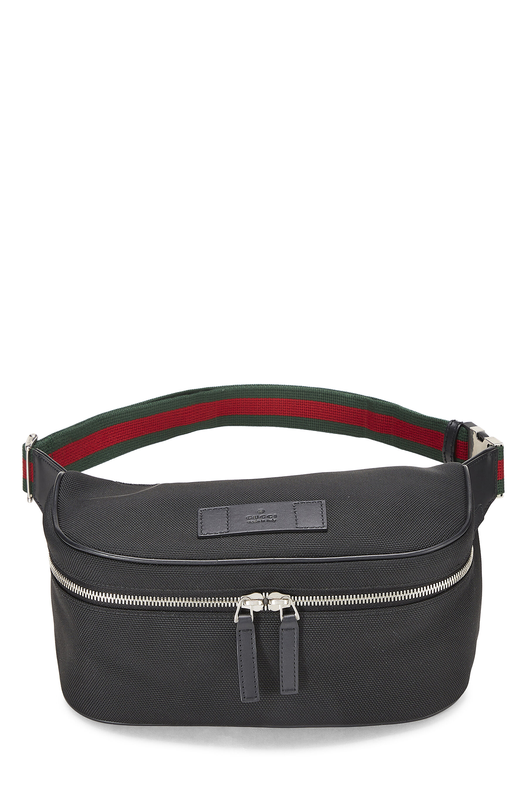 Gucci - Black Techno Canvas Sling Bag