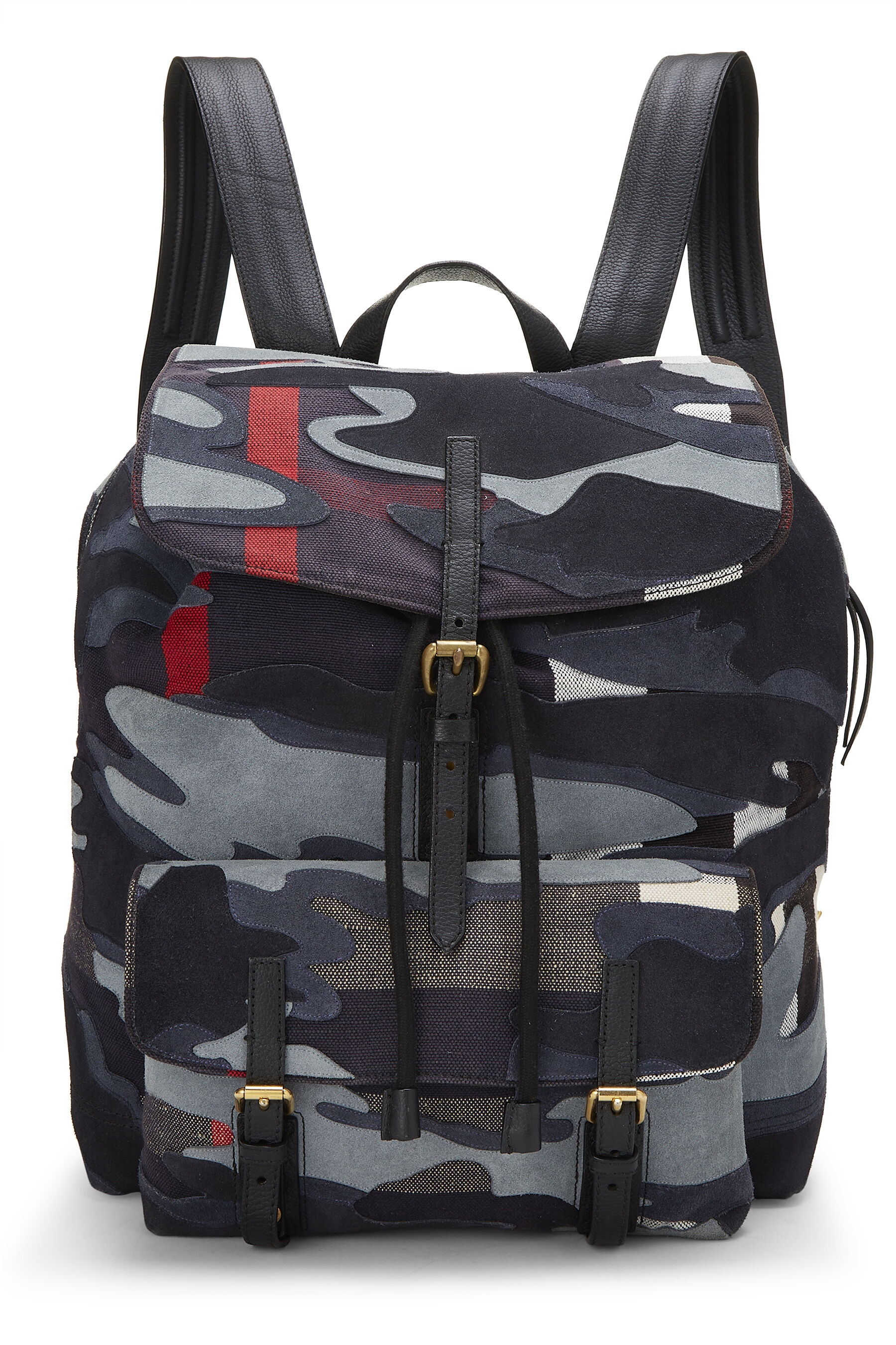 Multicolor Canvas Camouflage Backpack