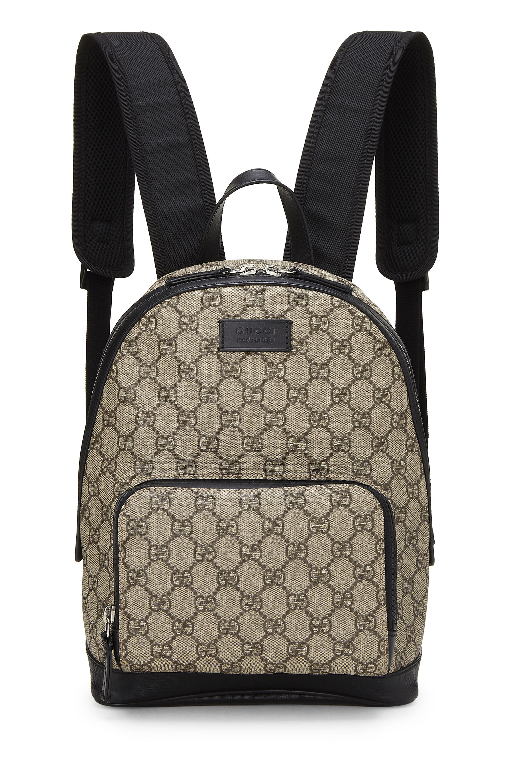 Gucci Black Original GG Supreme Canvas Eden Backpack Small