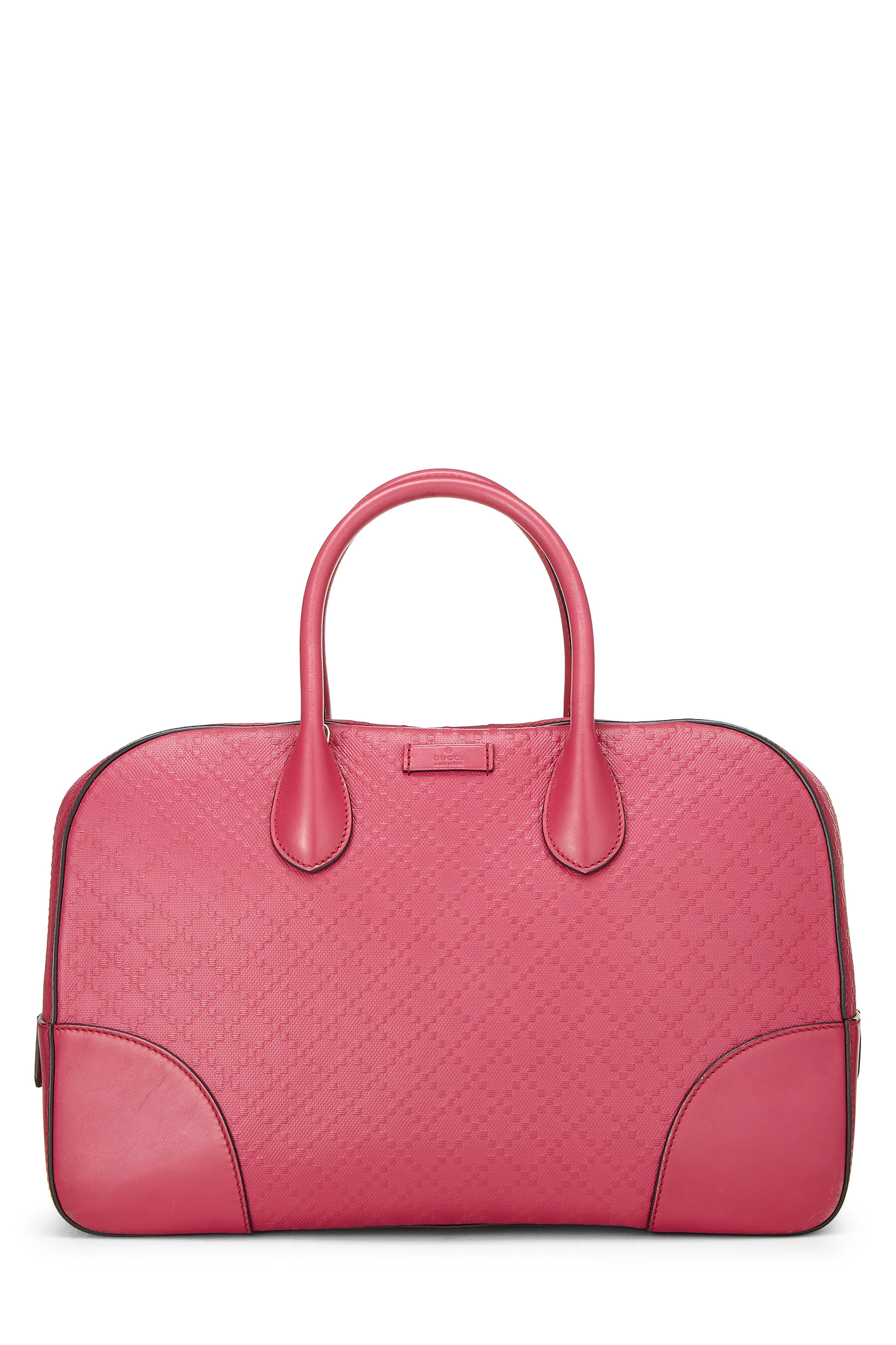 Pink Diamante Coated Canvas Top Handle Bag Medium