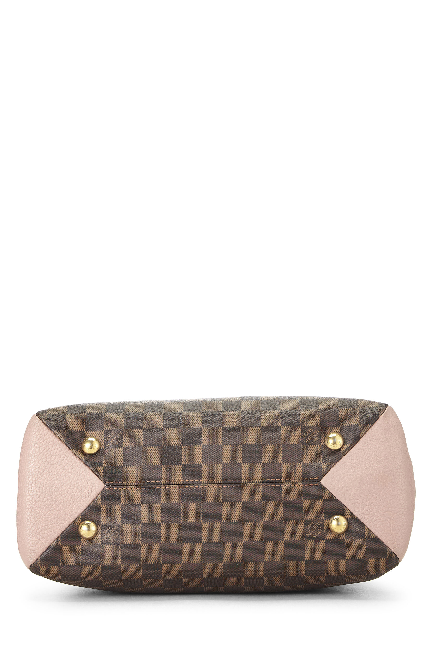 Damier Ebene Canvas & Pink Leather Brittany