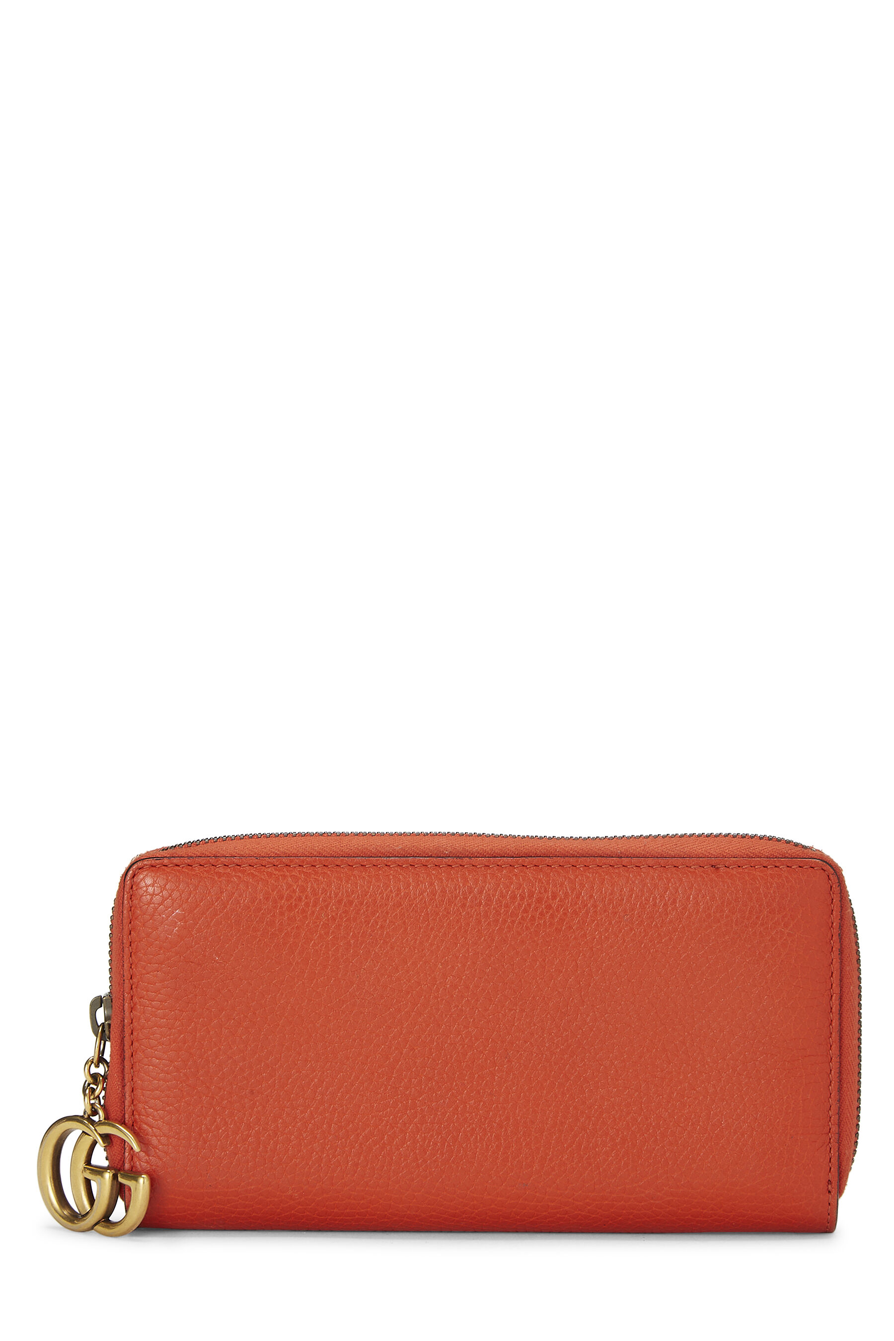 Louis Vuitton Orange Monogram Empreinte Zippy Wallet - What Goes Around  Comes Around