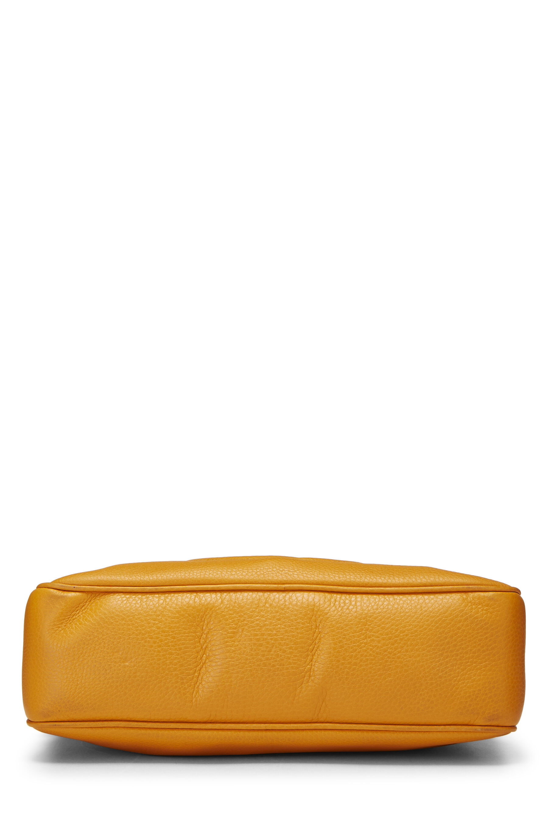 Orange Leather Soho Chain Shoulder Bag