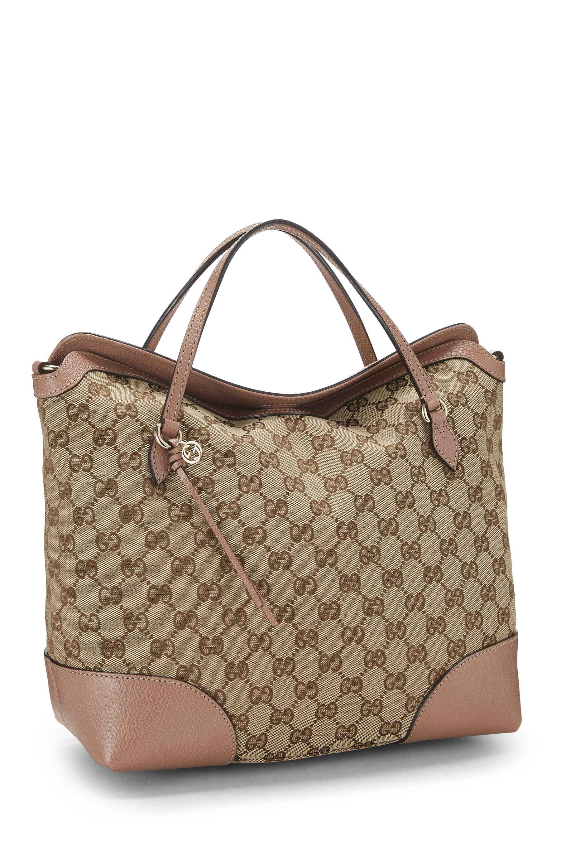 Pink Original GG Canvas Bree Top Handle Bag