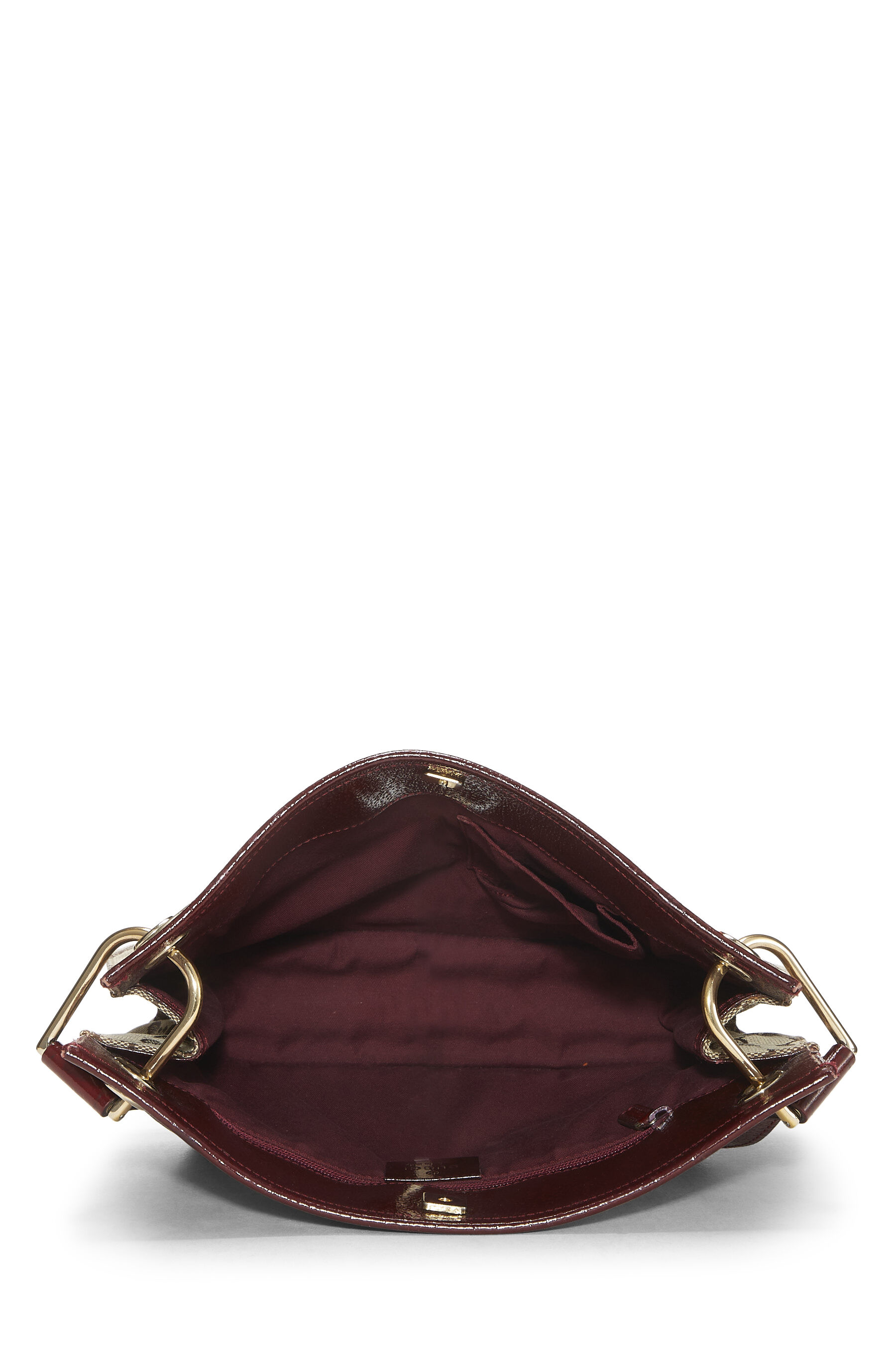 Burgundy Original GG Canvas Shoulder Bag