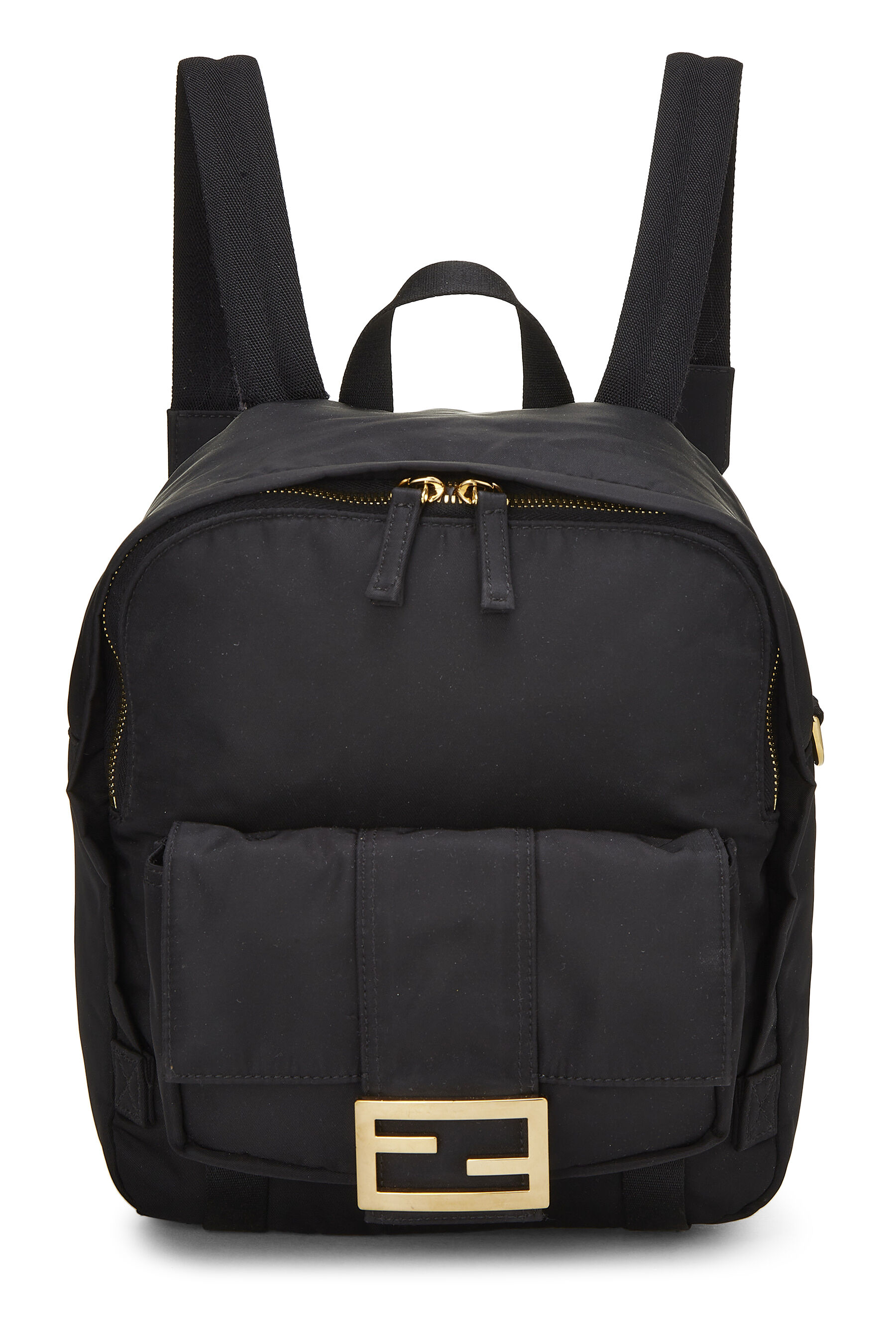 Fendi Black Nylon Backpack