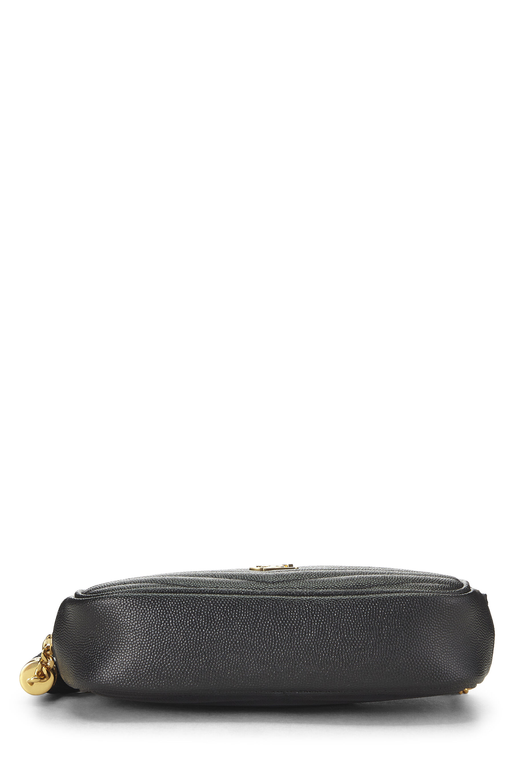 Black Chevron Leather Lou Camera Bag Mini