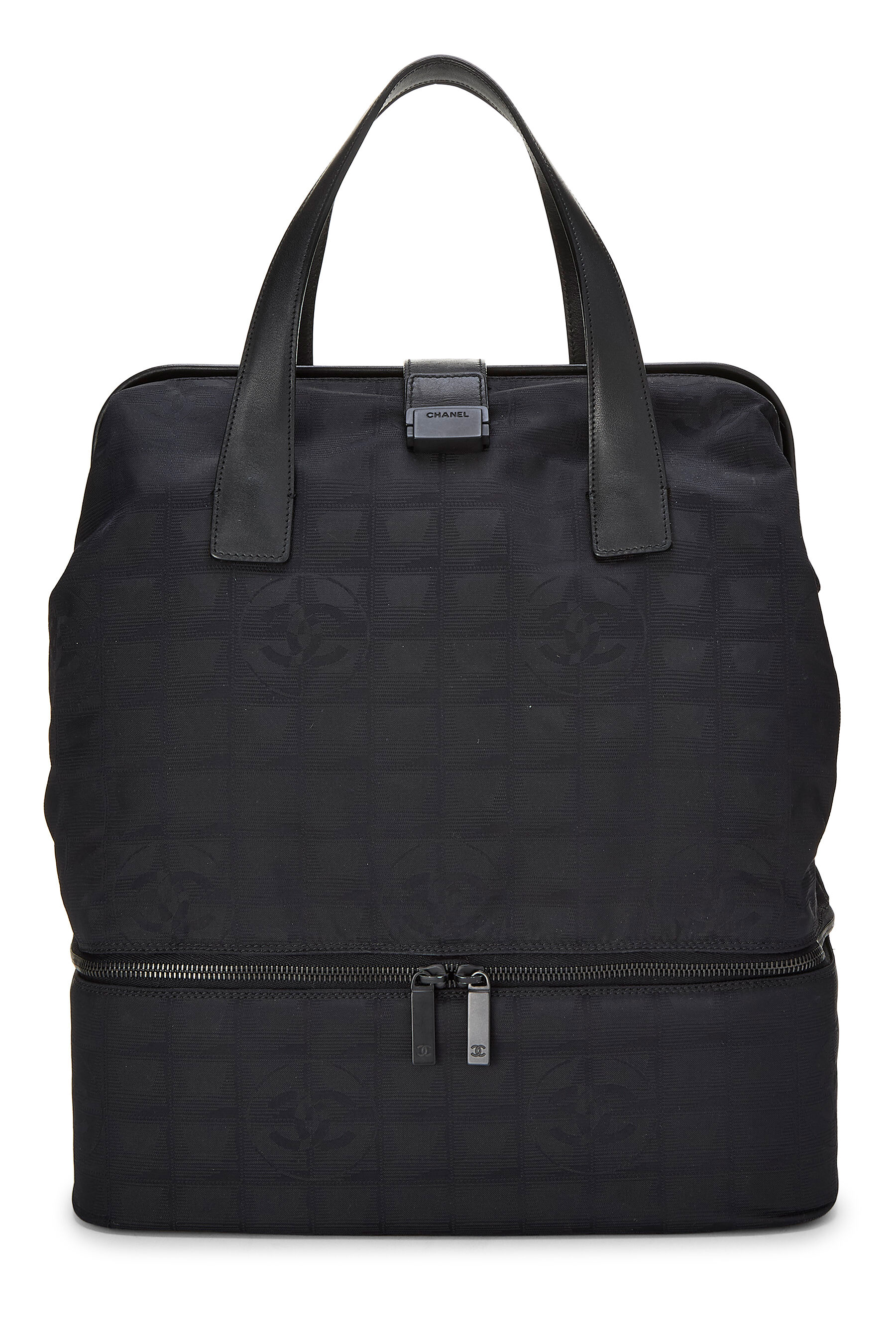 Chanel - Black Travel Line Doctor Bag