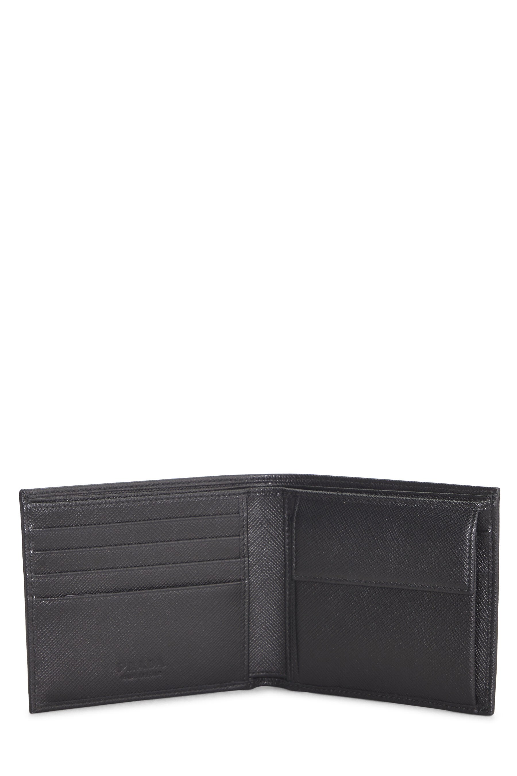 Black Saffiano Bifold Wallet