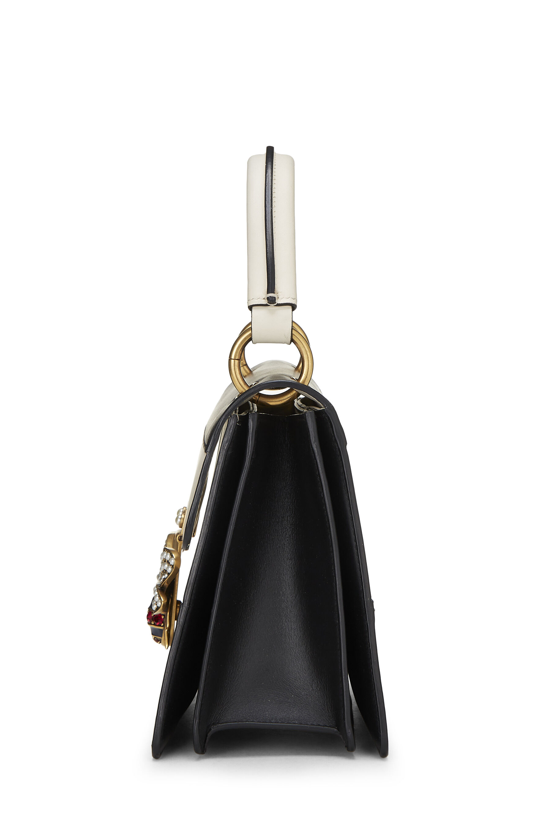Multicolor Leather Queen Margaret Top Handle Bag Small