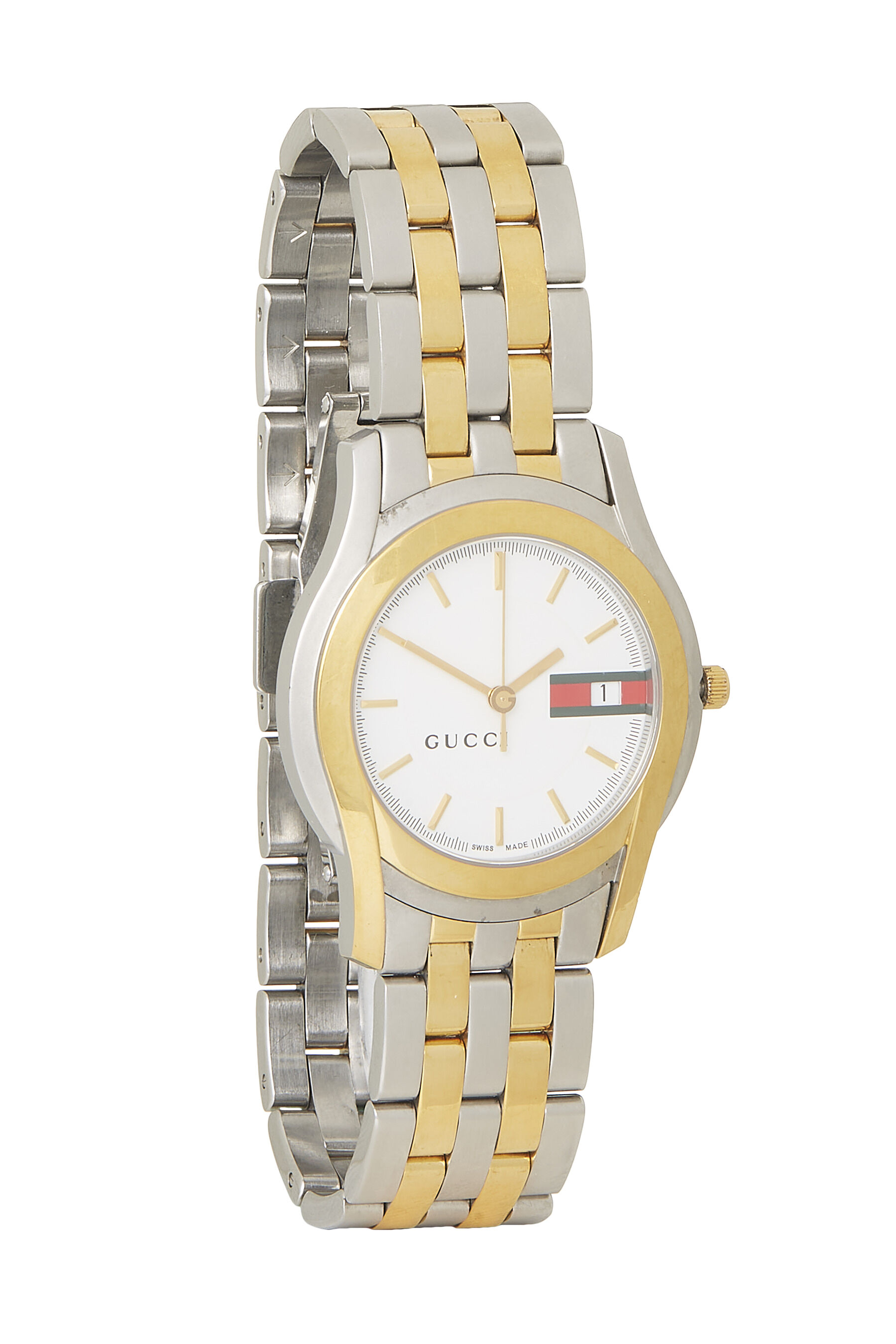 Gold & Silver Stainless Steel 5500 Automatic Watch